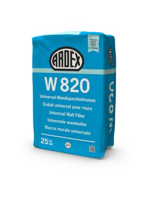 Ardex W820 Superfinish Filling Compound White 25kg (See Options)