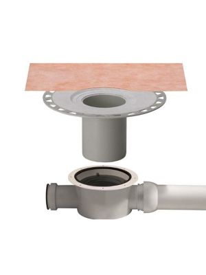 Schluter Kerdi Drain KDBH50GV Horizontal Floor Drain With Odour Trap 50mm Outlet