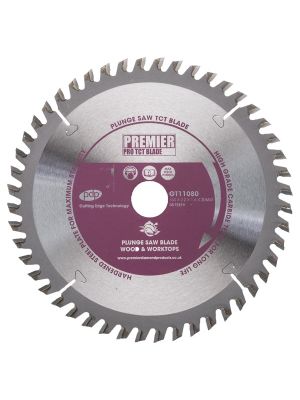 Premier Diamond P5-Plunge TCT Blade For Wood and Worktops (See Options)