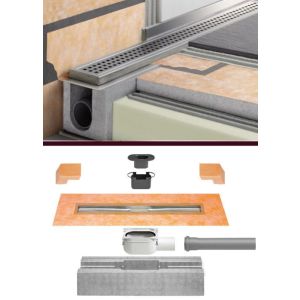 Schluter Kerdi Line H Linear Drain with Odour Trap (See Options)
