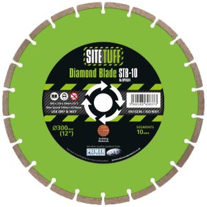 Premier Diamond Site Tuff STB-10 Cutting Blade For Building Materials (See Options)